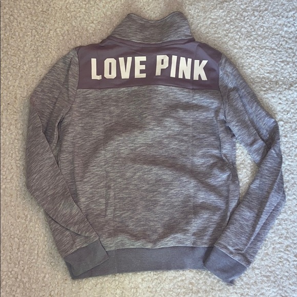 VS PINK Quarter Zip Sweatshirt - Picture 3 of 3